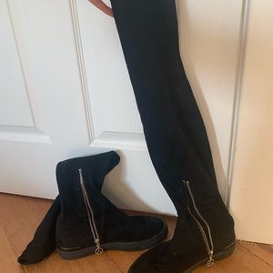 Brown’s Wishbone Collection Over-the-knee Suede Boots